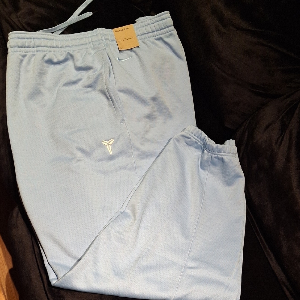 Light Blue Nike Joggers with Logo
